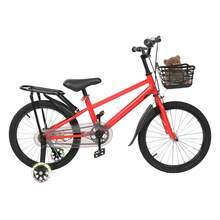 Kids Bike,18 Inch Children Bicycle,Toddler Tricycle With Training Wheels And Front Basket,Armrest Height And Seat Height Adjustable Design - 紅色 - 查看 4