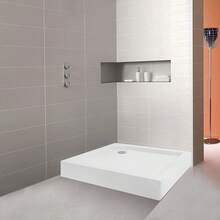 Shower Base Shower Tray White Bathroom Shower Tray - White - View 9