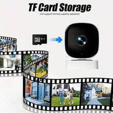 1 كاميرا ذكية صغيرة بدقة 1080P كاملة، تدعم اتصال WiFi، رؤية ليلية عالية الدقة، اتصال صوتي ثنائي الاتجاه، عرض عبر تطبيق الهاتف المحمول، كشف الحركة وميزات أخرى، إمداد طاقة عبر USB، بدون بطارية، مناسبة للاستخدام المنزلي والمكتبي، مناسبة لمراقبة سلامة المسنين والأطفال والحيوانات الأليفة.