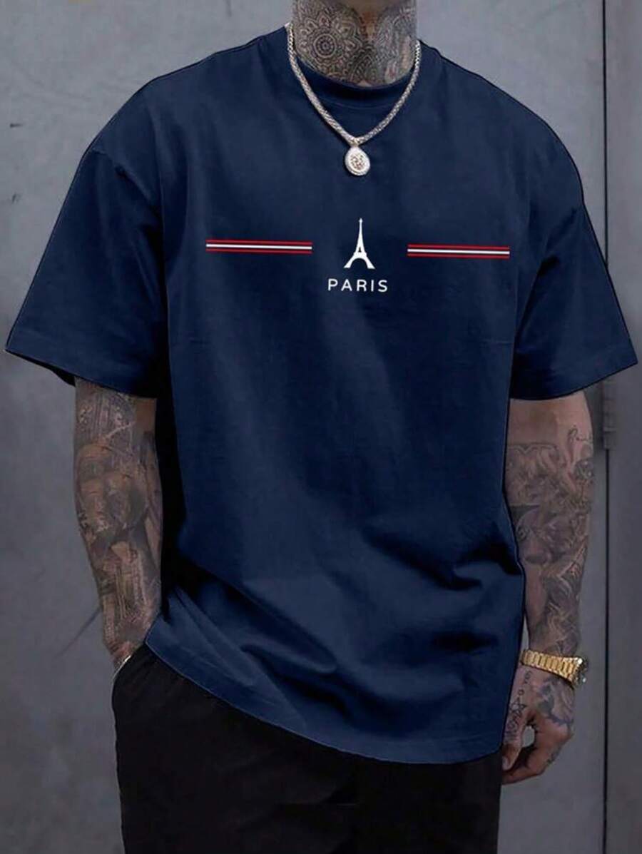 Masculino feminina Desenho Animado Carta Estilos de Rua Manga Curta Camiseta Unissex 100% Algodão