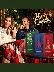 3/6/12pcs Christmas Wine Gift Bags With Handles, Reusable Thick Christmas Wine Bottle Wrapping Paper Bags, Perfect Holiday Birthday Party Bags For Wine, Champagne, Whiskey, Christmas Gifts, Home Decoration, Assorted Colors And Styles - Multicolor - View 10