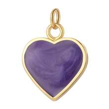 1pc Cute Enamel Copper Heart Pendant, Delicate & Handmade, Suitable For DIY Necklace, Bracelet, Earrings, Great Gift For Thanksgiving