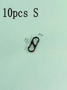 1/5 件男女款背包拉链锁套装易拉扣防盗拉链夹 - 保持拉链闭合 - 背包扣带两个弹簧扣适用于行李箱手提包钥匙钱包 DIY 配件旅行必需品多功能 S 扣挂钩适用于旅行露营户外海滩暑假返校旅行配件假日