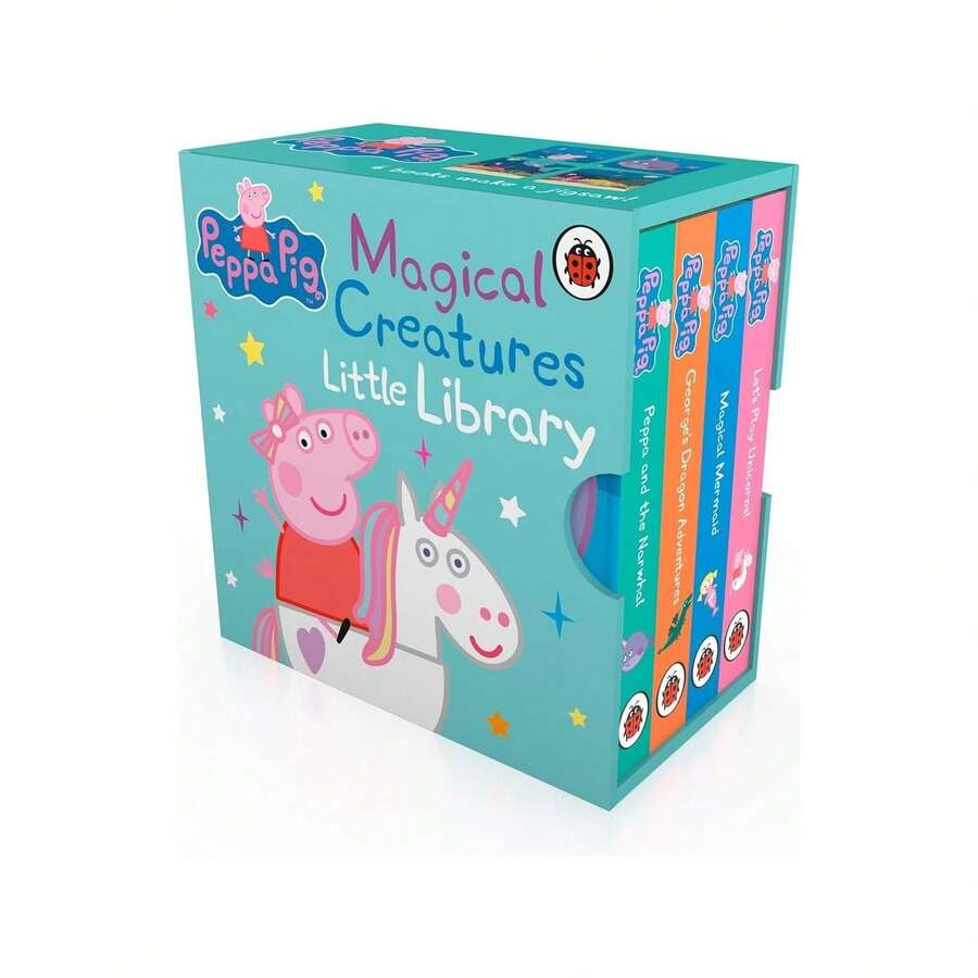Peppa's Magical Creatures Little Library: 4 Books Make A Jigsaw! (Peppa Pig) - Sets - View 1