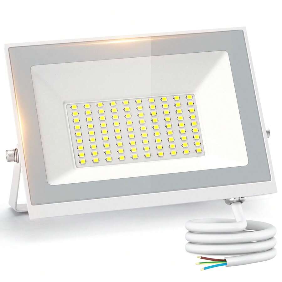 Aigostar Foco LED Exterior 50w,4500LM Foco Proyector LED,IP65 Impermeable,Luz blanca 6500K Luces led exterior, Para Jardín, Patio,Garaje, etc