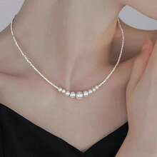 1 Simple Imitation Pearl Luxury Jewelry, Elegant Daily And Party Wear, Valentine's Day Gift For Girlfriend Or Girlfriend, Exquisite Beaded Design, Perfect Gift - 白色 - 查看 6