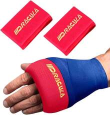1 Par Protectores de Nudillos de Boxeo,Vendas de Boxeo de Gel, Liner de Gel de 8.5 mm para Ayudar a Prevenir El Dolor y Los Hematomas,Adecuado para Artes Marciales, Taekwondo, MMA, Muay Thai - rojo - Ver 13