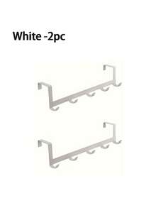 1 Door Hanger With 5 Hooks, Used For Storing Jackets, Hats, Bathrobes, Towels, Bedrooms, Wardrobes, Sturdy Hangers, Door Storage Hangers, Suitable For Dormitory Back To School Season, Back To School Season, Christmas Season, Christmas, Christmas Decorations, Christmas Decorations Home, Christmas Decoration, Bedroom Decor, Christmas Gifts, Bathroom Accessories