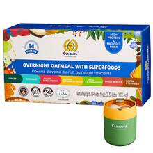 SUNGIVEN SUNGIVEN High Protein Overnight Oats Variety Pack - 7 Flavors Low Sugar High Fiber Instant Oatmeal Health Breakfast Snacks For Gym Office School Trip Kids With Superfoods