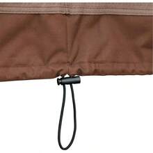 Ultimate Rectangular/Oval Patio Table with Chairs Cover, Fits Outdoor Rectangular/Oval Patio Table and Chair Sets 96 in. Long - 140 largo x 80 ancho x 32 alto - Ver 5