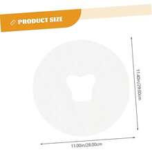 Piezas Funda Desechable para Almohadilla de Masaje Paquete de y Transpirable para Salones de Belleza y SPA - blanco - Ver 3