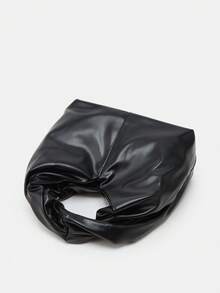 4-Color Casual Handbag - Green, White, Black, Brown, With Magnetic Snap, Adjustable Shoulder Strap And Polyester Lining, Suitable For Daily Use, Simple Design, Durable Handle, Handbag