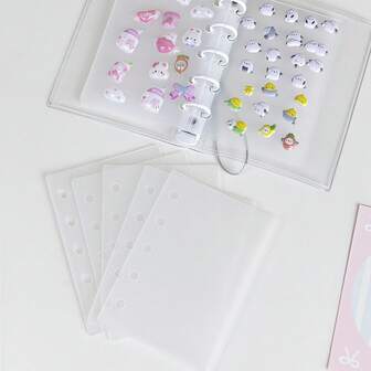 5/10pcs M5 Size Loose Leaf Dividers, Suitable For Sticker Books, Notebooks, Pet Stickers, Collages, Stickers, Bubble Stickers, 3D Stickers, Otaku Activities
