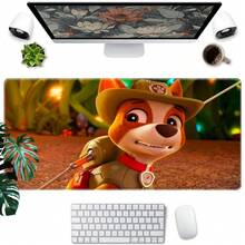 1pc Large Mouse Pad With  Cartoon Pups Design - Non-Slip Rubber Base, Washable Desk Mat For Office, Gaming, Kids' Room Decor - Vibrant Animated Computer Accessory, Large Mouse Pads For Desk, Kids' Room Accessory, Playful Cartoon Design, Functional Artwork