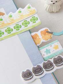 180pcs Assorted Shaped Memo Sticky Notes, Ding Ding Cake Shop, Cute Student Memo Stickers - Multicolor - View 7