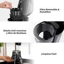 Cafetera programable de goteo de 12 tazas, función de reserva de 24 horas, opciones de café de aroma fuerte, aislamiento de 2 horas, filtro permanente, jarra de vidrio de 1.8, pantalla LCD DPS1-Plus - 1 - Ver 4