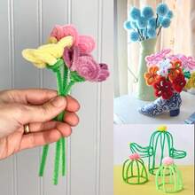 1000 Piezas Limpiapipas, BetterJonny 30cm de Largo Limpia Pipas Colores Surtidos Tallos de Chenilla para Proyectos Manualidades Decoraciones, 10 Colores - 1000 piezas, 20 colores - Ver 9