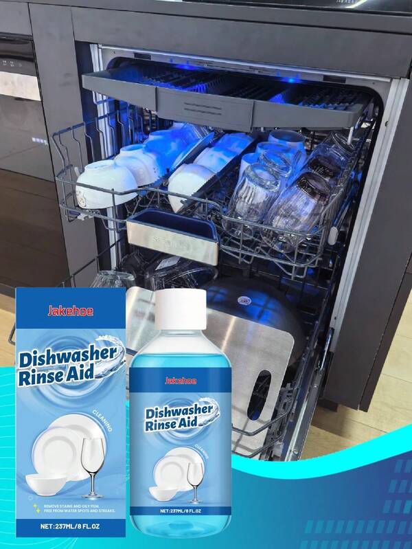 Detergente para lavavajillas - Limpiador de lavavajillas doméstico para eliminar manchas, grasa, limpiar platos, utensilios y hacerlos brillar