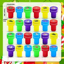 10/20 件圣诞印章套装 - 自墨、各种节日工艺品设计、派对礼品、圣诞礼物雪人、圣诞老人、姜饼人、各种图案卡通涂鸦印章多种风格涂鸦工具学生奖章艺术绘画涂鸦配件生日派对礼物圣诞印章鼓励和表彰印章 - 彩色 - 查看 2