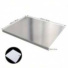 Stainless Steel Cutting Chopping Board Dough Board Meat Bread Kitchen Worktop - XL - 70cm*58cm - View 2