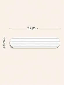 4pcs Set Decorative Bulletin Board, Self-Adhesive Wall Memo Board, Nordic Minimalist Felt Combination Display Board, Reusable Home/Office/Classroom Photo Wall Message Board, Polyester Felt Pin Board For Room Decor, Office Memo, Study Reminder, Entryway Key Holder, Vanity Jewelry Organizer - Stripe - View 12