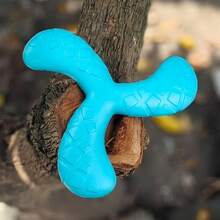 TENSLON RING 1 szt. Wytrzymały interaktywny dysk latający EVA dla zwierząt – pływający, trójlistny design, odporna na zużycie zabawka do tresury psów dla małych i średnich psów, do zabawy na świeżym powietrzu/na plaży, wszystkie rasy, zabawka dla psa, do zabawy na plaży, zabawny design, solidna konstrukcja - Wielokolorowe - Zobacz 5