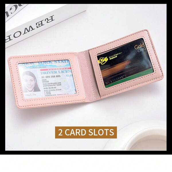 2-Slot Vehicle Driver's License And Registration Card Protector