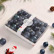 42 buc bile decorative de Crăciun de 3/4/5 cm, ornamente din plastic, globuri de Crăciun, decorațiuni suspendate, bile pictate, potrivite pentru bradul de Crăciun, acasă, exterior, cameră, dormitor, decor de Anul Nou, decorațiuni de Crăciun, articole pentru petreceri, ornamente de sărbători, set cadou pentru prieteni și familie decor acasă decor cameră iarnă