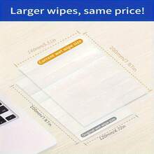 40 Packs Of Cleaning Cloths - Premium Disposable Screen Cleaning Cloths, 7.87 X 4.72 Inches - Non-Abrasive Cloths For Mobile Phones, Glasses And IPads