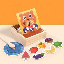 Children's Feed The Bear Game: Parent-Child Interactive Toy, Develops Hand-Eye Coordination And Early Learning Abilities - Suitable For 2, 3, 4 Year Old Kids, Ideal For Family Game Time - Multicolor - View 6