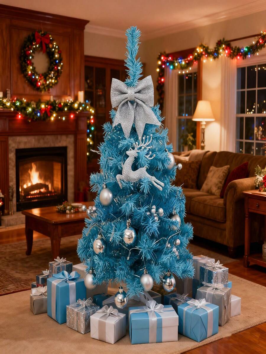 1 pezzo Albero di Natale artificiale di alta qualità da 60 cm, facile da montare, con base inclusa, in materiale PVC, sottile e salvaspazio, adatto per decorazioni natalizie domestiche e per ufficio, decorazioni festive, esposizioni stagionali, alberi tradizionali, decorazioni di alta qualità, foglie realistiche, costruzione durevole, mini albero di Natale da scrivania, decorazione natalizia perfetta per feste in famiglia