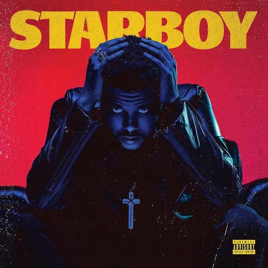 CINEMAFLIX Starboy -  - Hip-Hop/Rap Album Cover POSTER - Measures 12 X 12 Inches - 彩色 - 查看 1