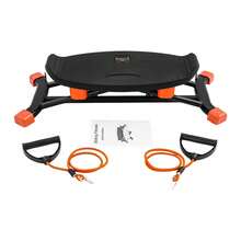 Slide Steppers für Übung zu Hause, Mini Slide Stepper mit Widerstand Bands