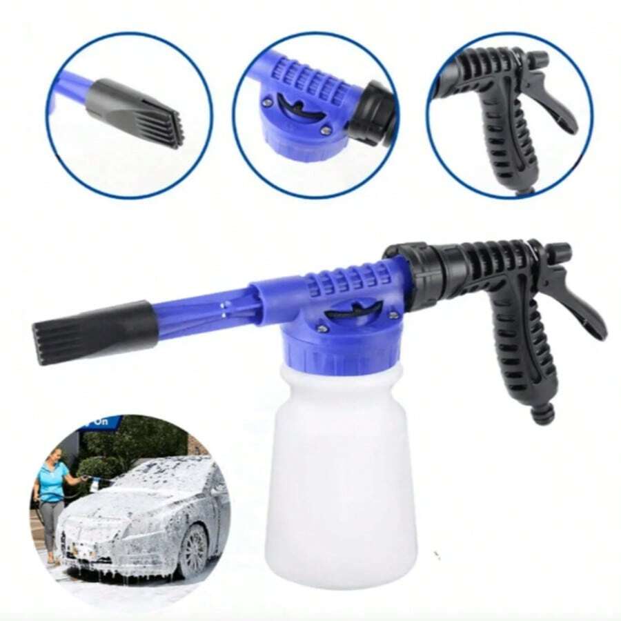 Pistola Espuma Cañón Lavado Carro - Azul - Ver 1