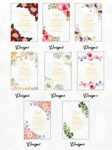 Acrylic Wedding Invitation: Custom Elegant Party Invites, Custom Acrylic Wedding Invitation, Acrylic Invites, Luxury Invite, Transparent Invitation, Custom Acrylic Wedding Invitation, Acrylic Invites, Minimalist Acrylic Invite, White Ink Acrylic Invitation, Transparent Invitation - Multicolor - View 10