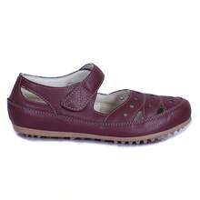 Women's Casual Flat Sandal, Very Practical And Comfortable For Your Everyday Life - Burgundy - View 11