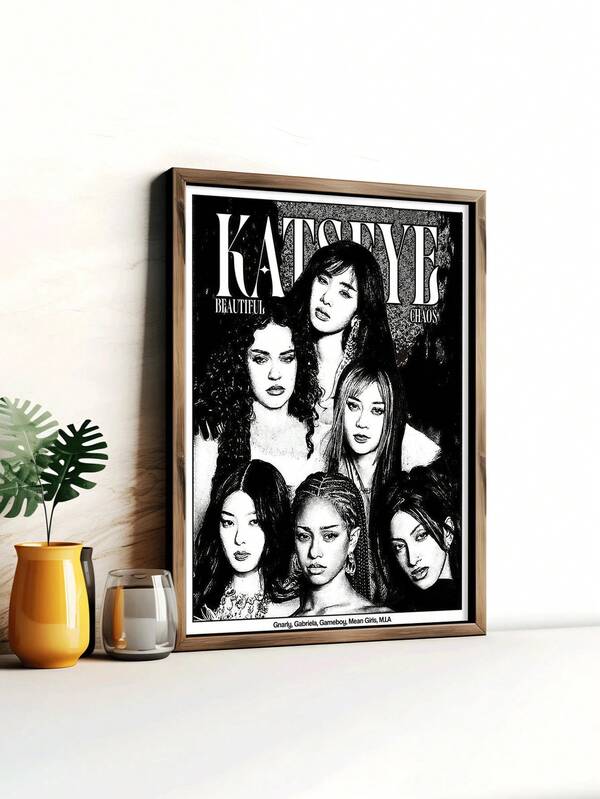 لوحة قطة بدون إطار | جمال الفوضى الأفراد - فن الحائط هدية مثالية لغرفة النوم وغرفة المعيشة والممر، فن الحائط، ديكور الحائط، ديكور الشتاء، هدايا ديكور الغرف، عيد الميلاد والتخرج