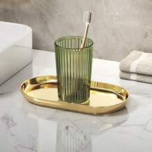 1pc Household Portable Rinsing Cup, Toothbrush Holder, Travel Gargle Cup, Couples Set, Bathroom Essentials, Japanese Style Design - Multicolor - View 12