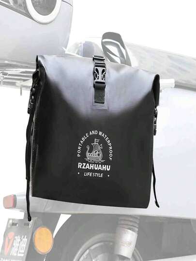 صندوق تخزين كبير السعة مقاوم للماء من البي في سي للدراجات النارية، حقيبة مقبض الدراجة الكهربائية، حقيبة حامل الصدمات، حقيبة تخزين معطف المطر للخوذة، حقيبة جانبية للدراجات النارية للشمس/المطر/الثلج، حقيبة خلفية للذيل، حقيبة معلقة للدراجات النارية، اكسسوارات الدراجات النارية