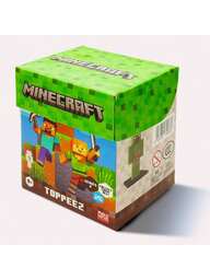 Hasbro (1PC)Minecraft Toppeez Series 2 Blind Box Single Set Official Licensed Collectible Figure Birthday Gift For Kids Display Model Party Favor