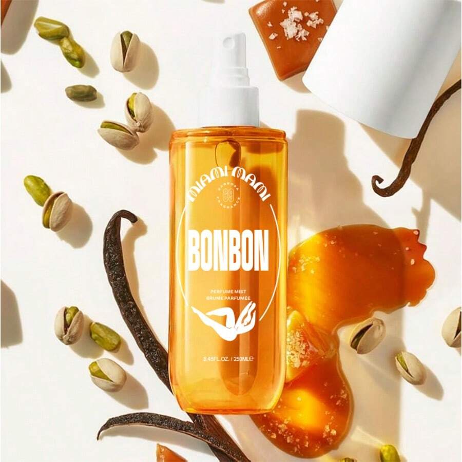 8.45fl.Oz Hair & Body Fragrance Mist For Women - Long-Lasting Perfume,It Contains Fragrances Of Jasmine, Vanilla, Black Plum, Etc ,Perfect For Dating, Parties And Gift Giving,Christmas Gifts - BONBON - 查看 1