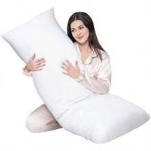 Soft Large Body Pillow Insert U2013 Long Sleeping Breathable Bed Pillow U2013 Full Body Pillow Insert - 20*54 Inch