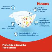Hugies Diapers P 38 Units Each 3.5 To 6 Kg 38 Units Each - Azul Cadete - Ver 3