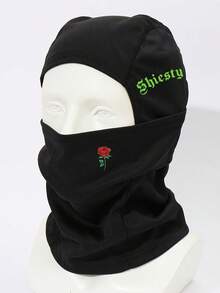 2pcs/1pc Unisex Printed Balaclava Face Mask, Suitable For Outdoor Activities Like Travel, Cycling, Hiking, Fishing In Spring And Summer