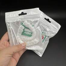 6/4 Adjustable White Braces Are Easy To Install And Clean, Suitable For All Seasons. They Come With Storage Boxes, Perfect For Decorating Teeth During Gatherings. Bracelets Are Parents' Favorite Gifts - White-z3 - View 13