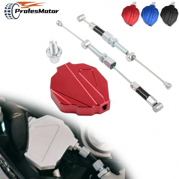 Kit reductor de tensión de la palanca de embrague de aluminio para el sistema de embrague de fácil tracción y ahorro de esfuerzo para motocicletas todoterreno