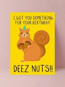 1PC I Bought Something You As A Birthday Greeting Card - Funny Birthday Card Family, Friends, Colleagues, Includes Random Color Envelope, Back To School Blessing Card Supply - I Bought Something for You - View 8