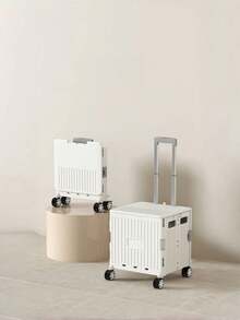 Super life 1 Piece 8-Wheel Stair Climbing Shopping Cart, Rolling Foldable Storage Multipurpose Cart With Telescopic Handle, Suitable For Home, Garden, Shopping, Office, School Use, Halloween, Christmas - Universal Wheel - View 5