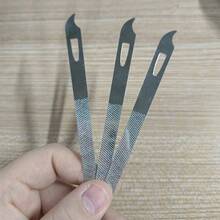 3 peças de lixa de unha de aço inoxidável, bloco de polimento de unha de dupla face, ferramenta de cuidado de unhas com ponta curva para uso doméstico e de salão