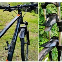 1 pieza Guardabarros para bicicleta, protector de barro para neumáticos y ruedas, guardabarros delantero para bicicleta de montaña, bicicleta de carretera, piñón fijo, piezas protectoras